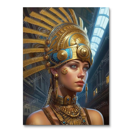 Aztec Futurism People Paint by Numbers kit