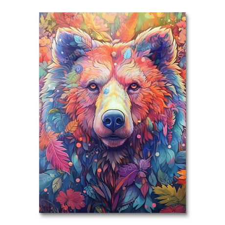 Psychedelic Bear III (Diamond Painting) Diamond Painting kit