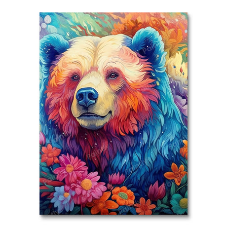 Psychedelic Bear VI (Diamond Painting) Diamond Painting kit