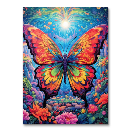 Psychedelic Butterfly I (Diamond Painting) Diamond Painting kit