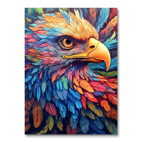 Psychedelic Eagle I (Diamond Painting) Diamond Painting kit