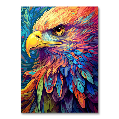 Psychedelic Eagle II (Diamond Painting) Diamond Painting kit