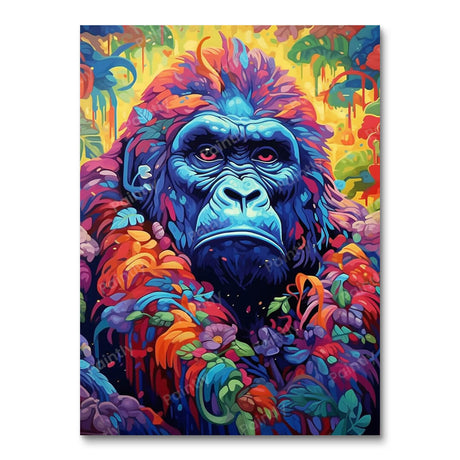 Psychedelic Gorilla V (Diamond Painting) Diamond Painting kit