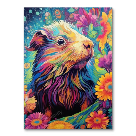 Psychedelic Guinea Pig III (Diamond Painting) Diamond Painting kit