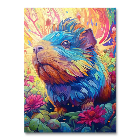 Psychedelic Guinea Pig II (Diamond Painting) Diamond Painting kit