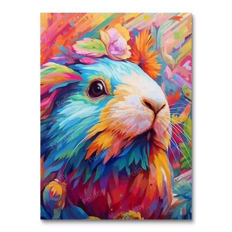 Psychedelic Guinea Pig IV (Diamond Painting) Diamond Painting kit