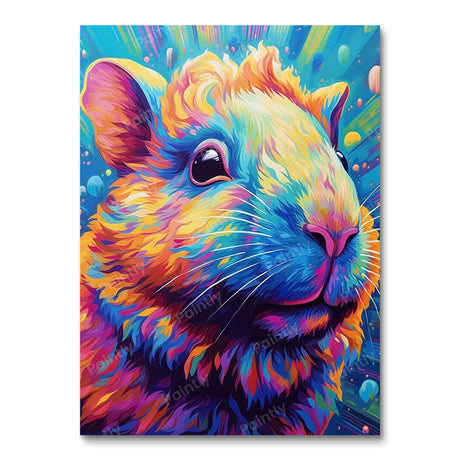 Psychedelic Guinea Pig I (Diamond Painting) Diamond Painting kit