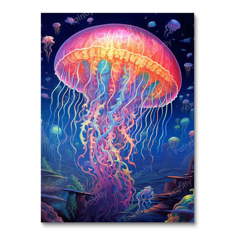 Psychedelic Jellyfish III (Diamond Painting) Diamond Painting kit