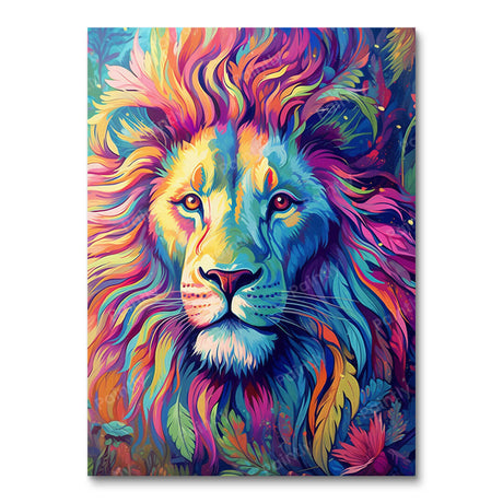 Psychedelic Lion VII (Diamond Painting) Diamond Painting kit