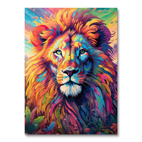 Psychedelic Lion VI (Diamond Painting) Diamond Painting kit