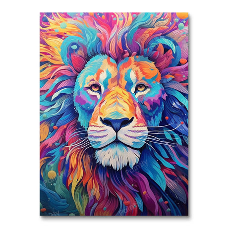 Psychedelic Lion V (Diamond Painting) Diamond Painting kit