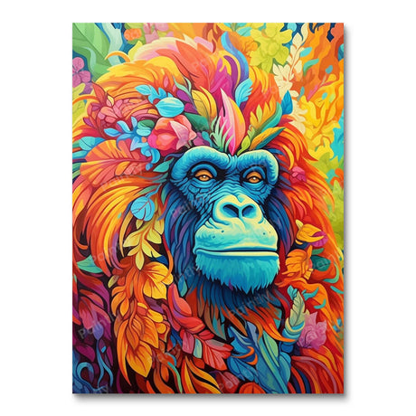 Psychedelic Orangutan II (Diamond Painting) Diamond Painting kit