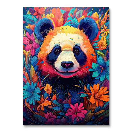 Psychedelic Panda I (Diamond Painting) Diamond Painting kit