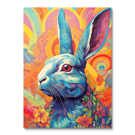 Psychedelic Rabbit II (Diamond Painting) Diamond Painting kit