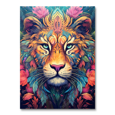 Psychedelic Lion I (Diamond Painting) Diamond Painting kit
