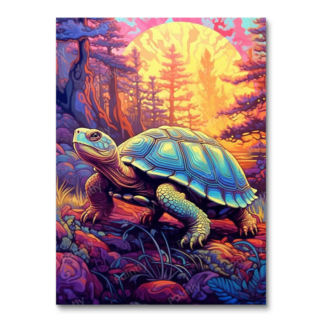 Psychedelic Tortoise III (Diamond Painting) Diamond Painting kit