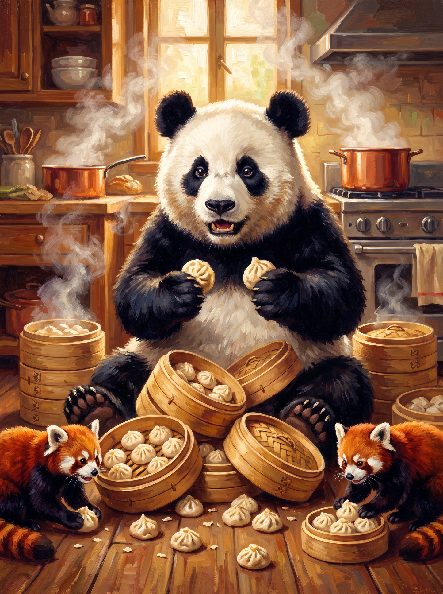 Panda Dumpling Feast