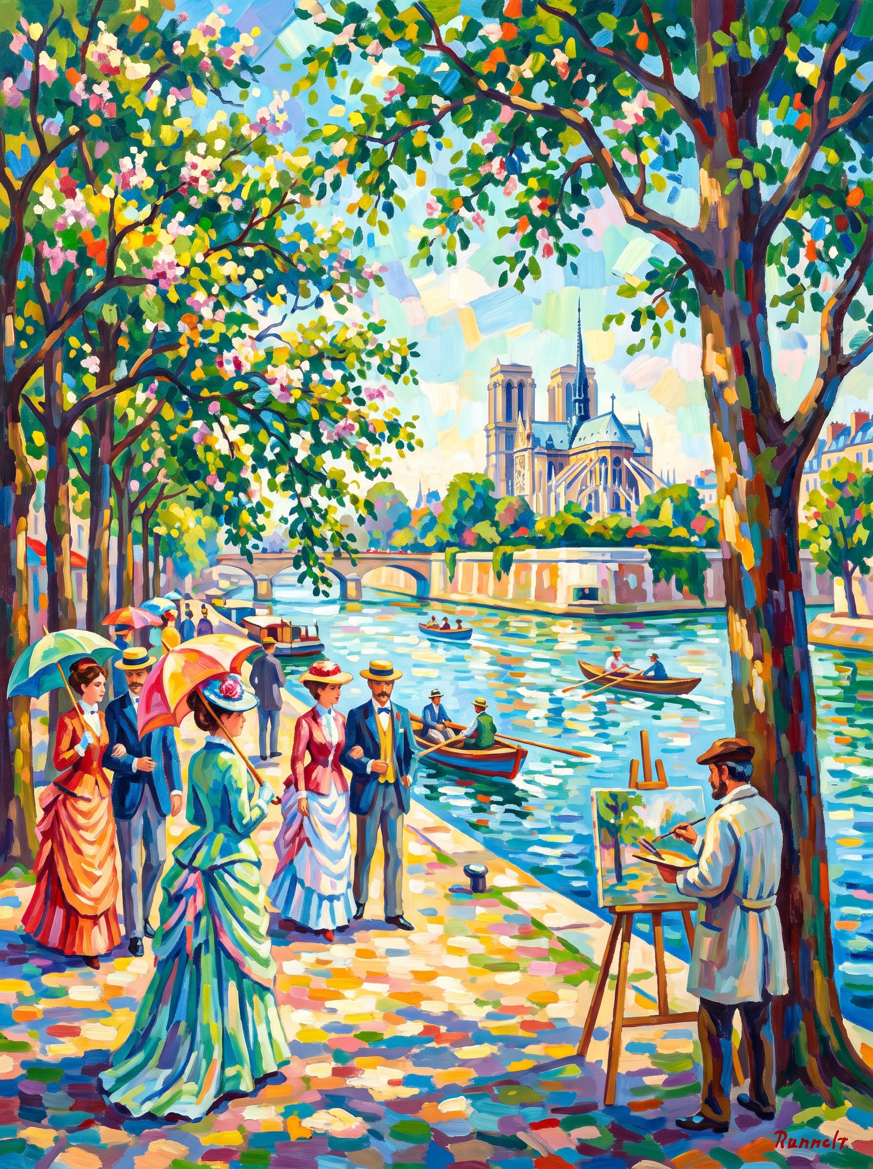 Paris Impressionist Seine 1870s
