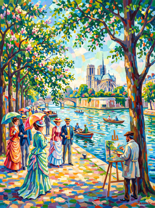 Paris Impressionist Seine 1870s