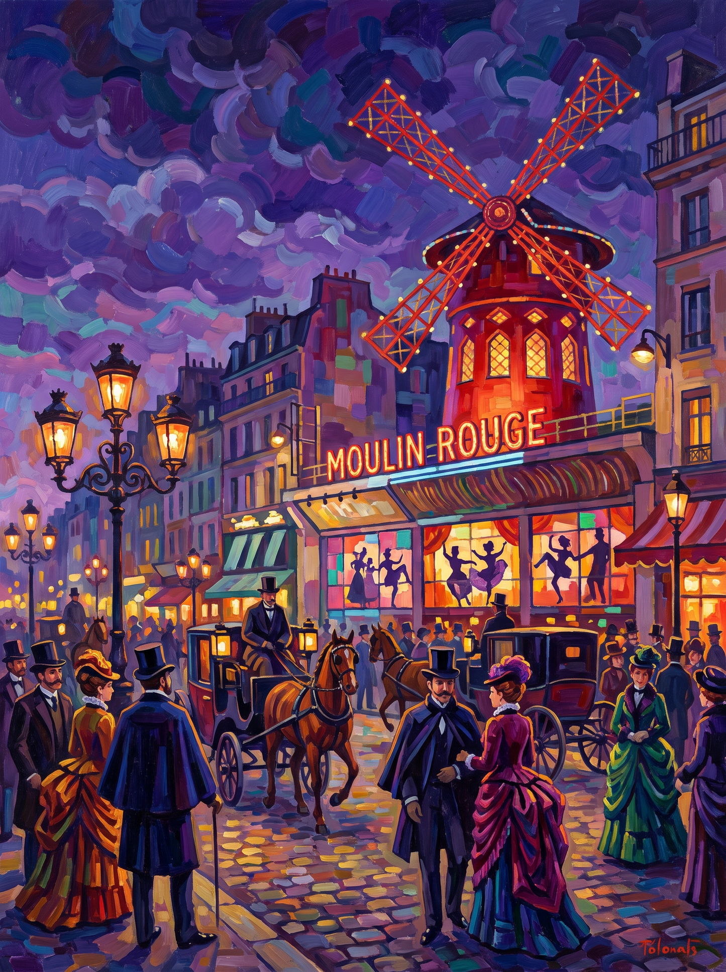 Paris Moulin Rouge Belle Epoque