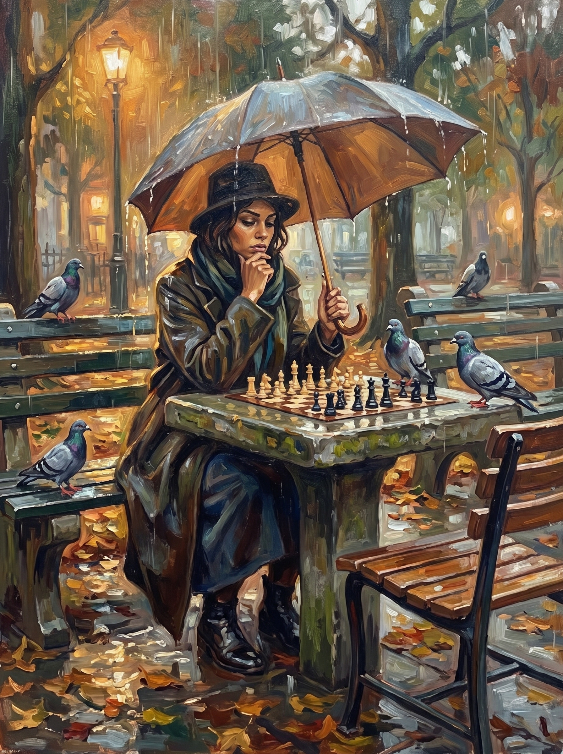 Checkmate in the Rain
