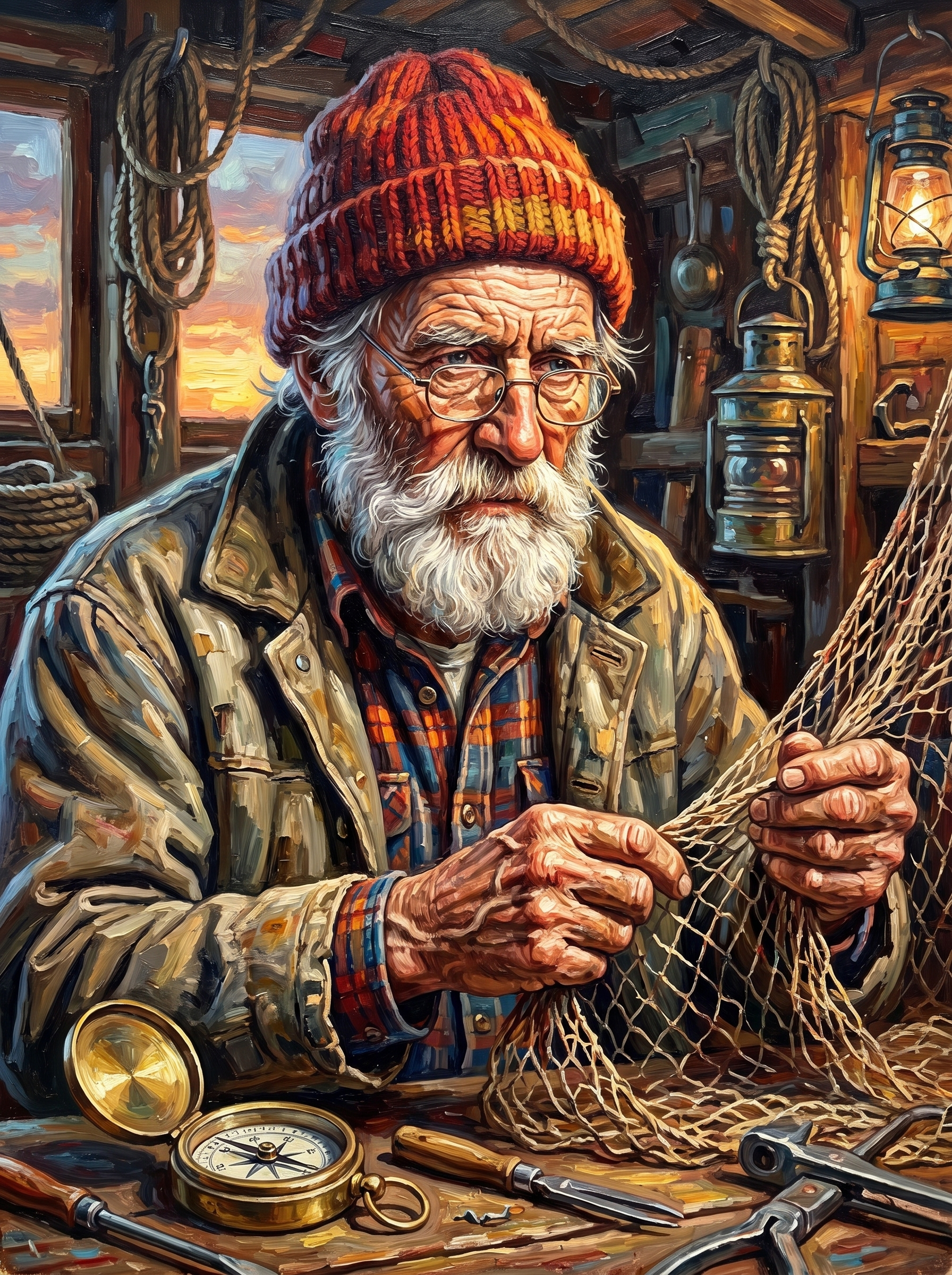 Mending Before Dawn