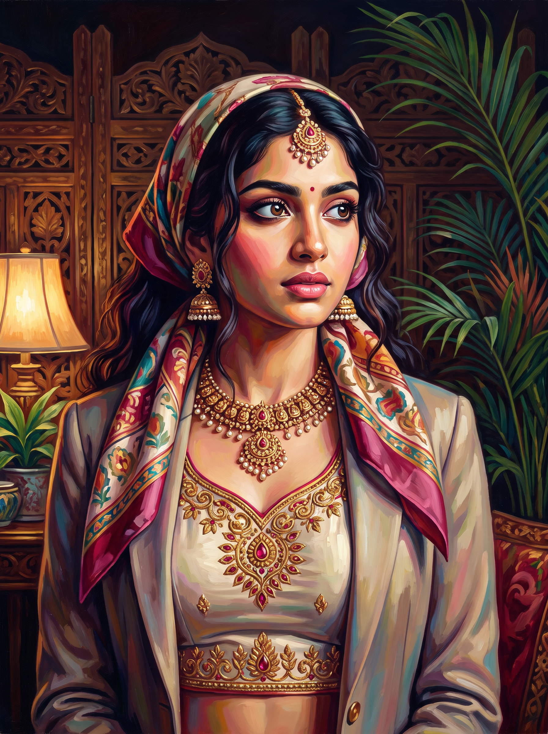 Blazer Over The Lehenga