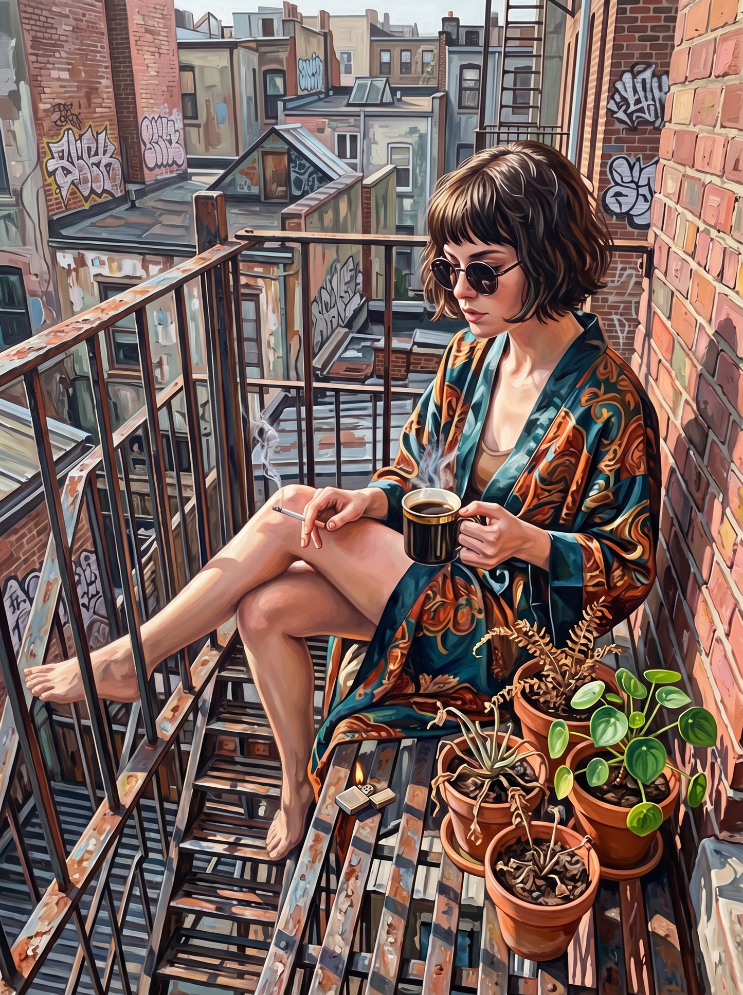 Coffee On The Fire Escape