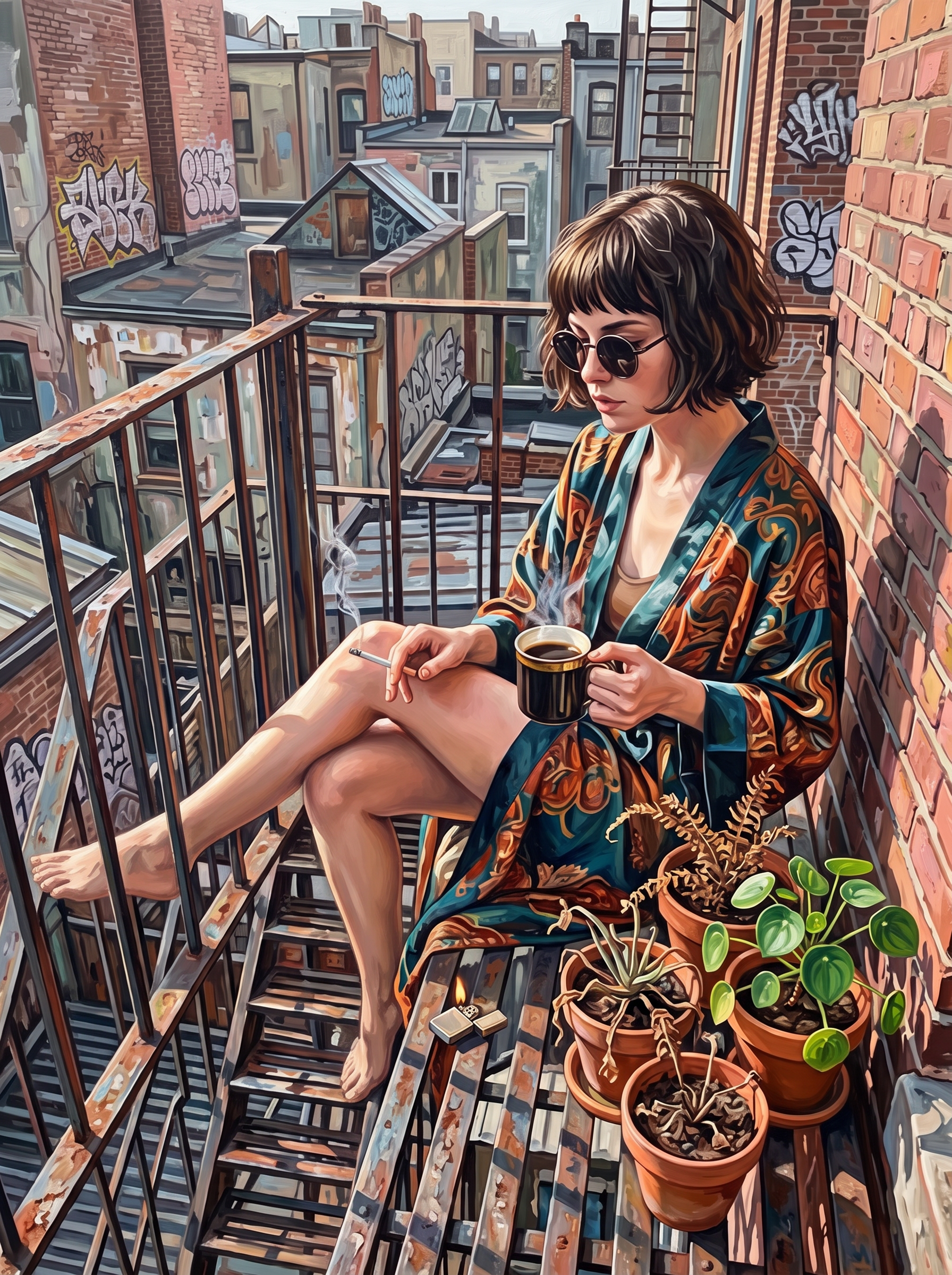 Coffee On The Fire Escape