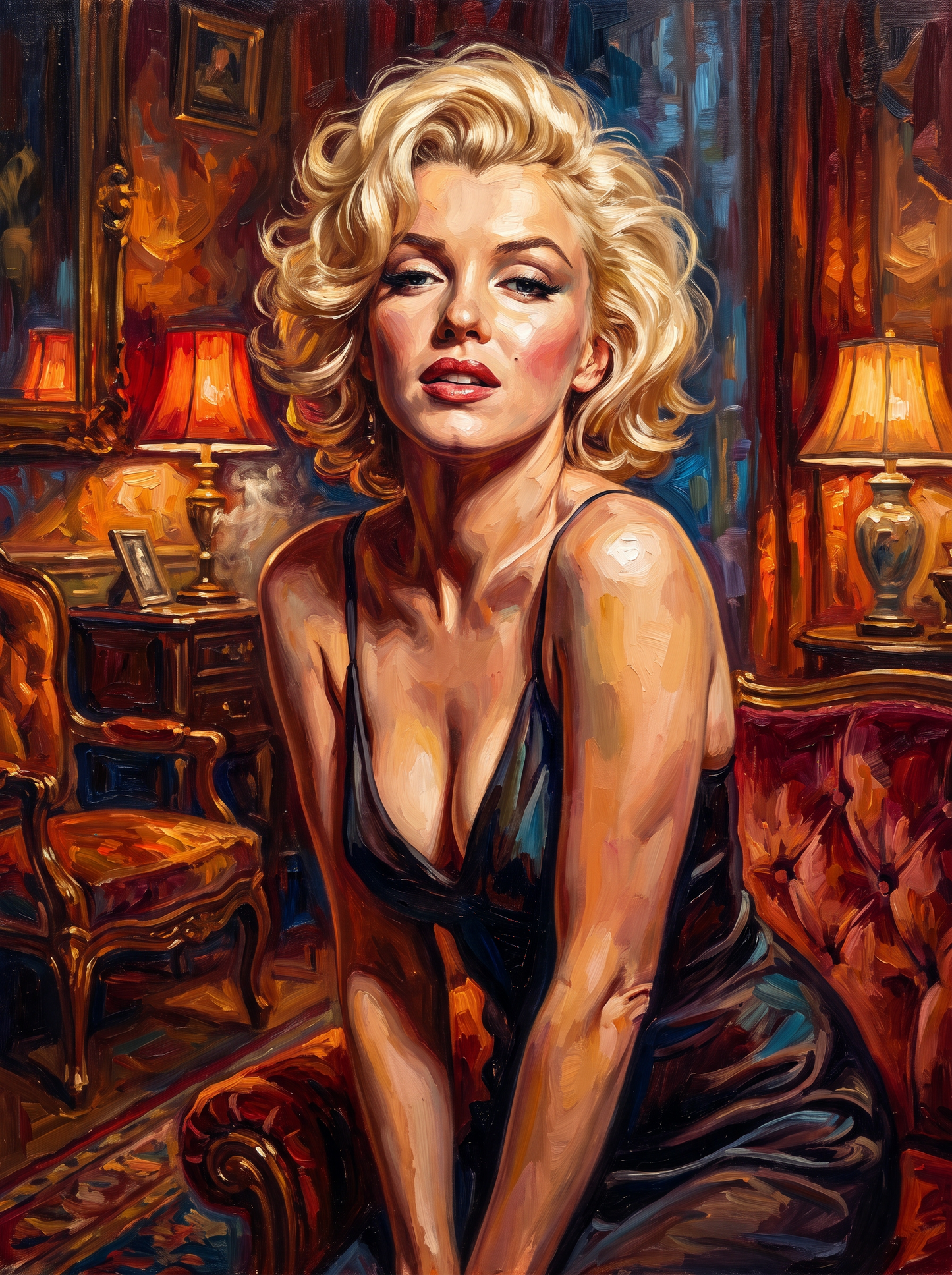Warm Lamps, Cold Room