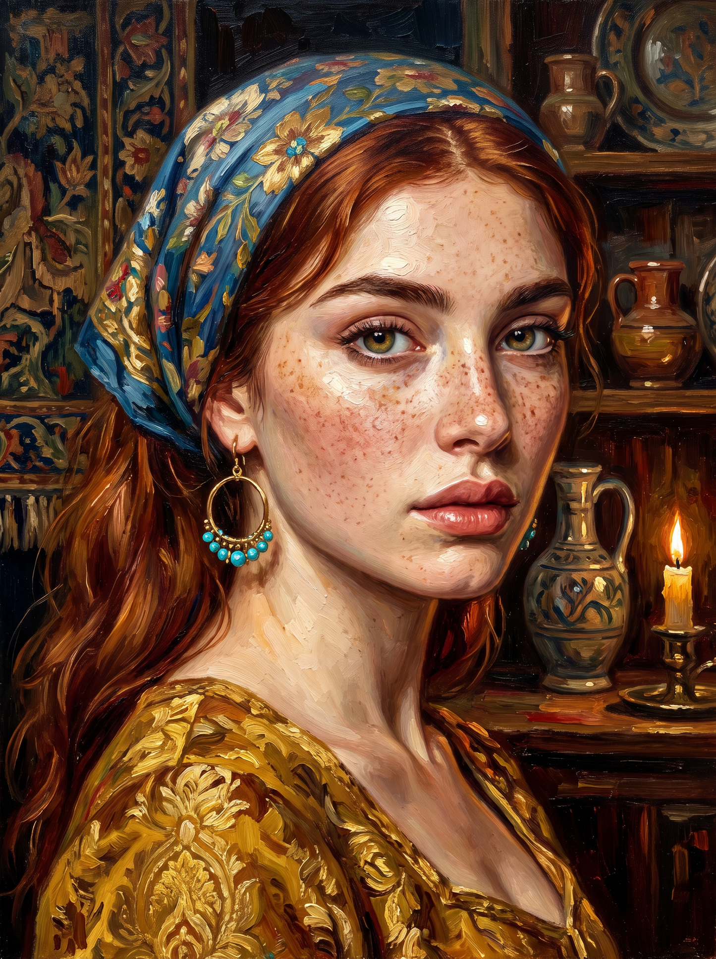 Candle And Freckles