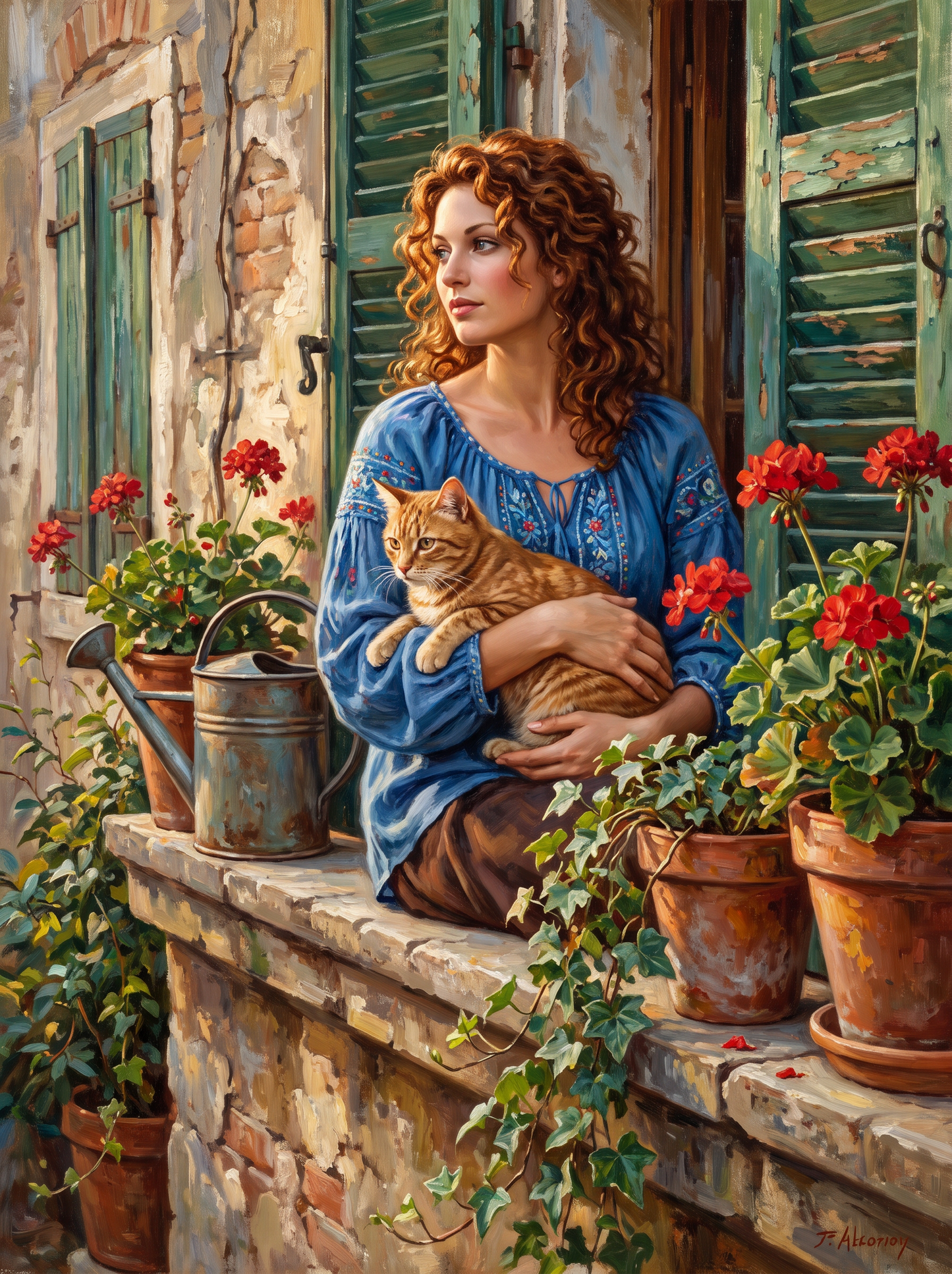 The Cat Owns The Sill