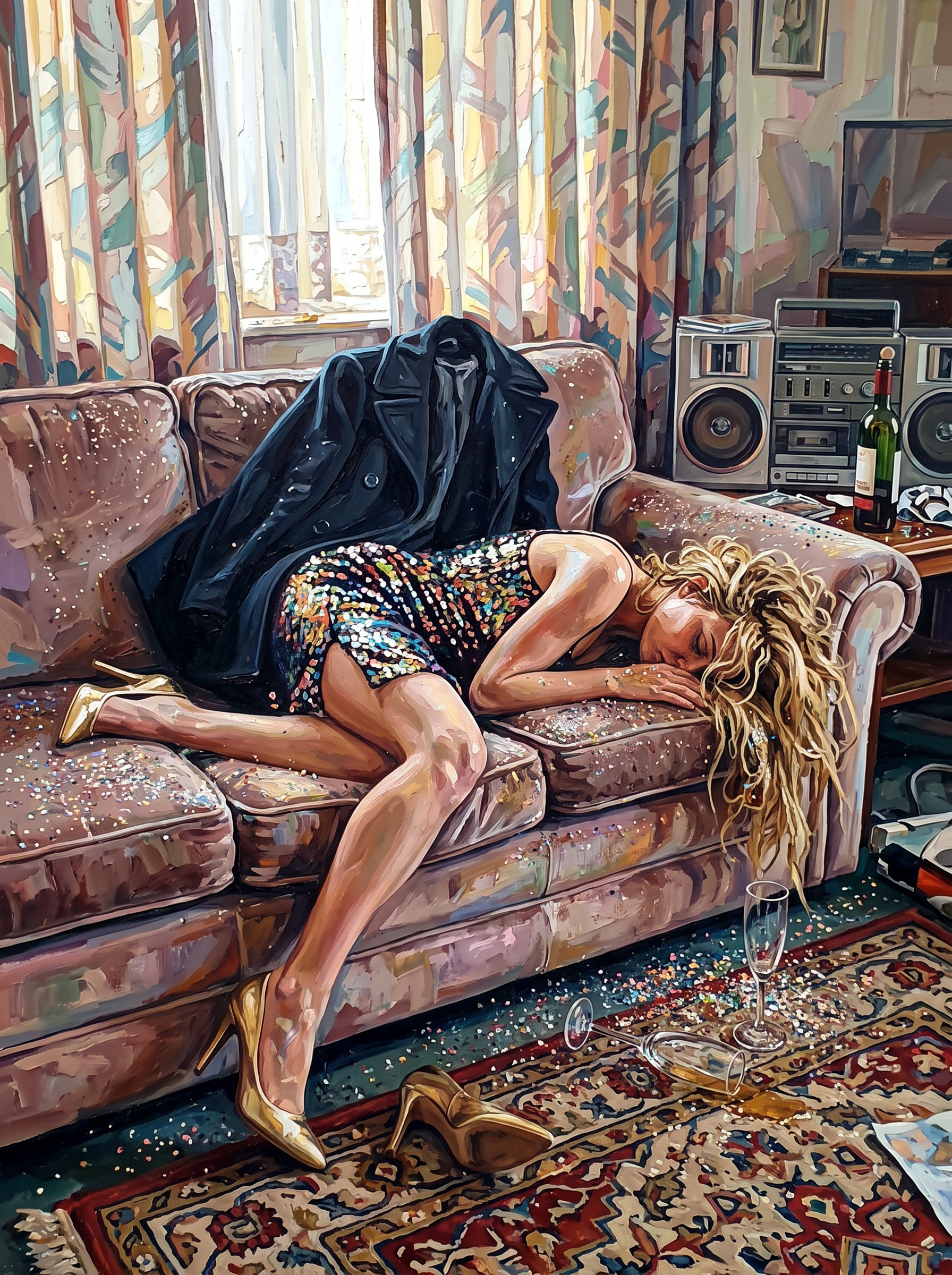 Glitter On The Sofa