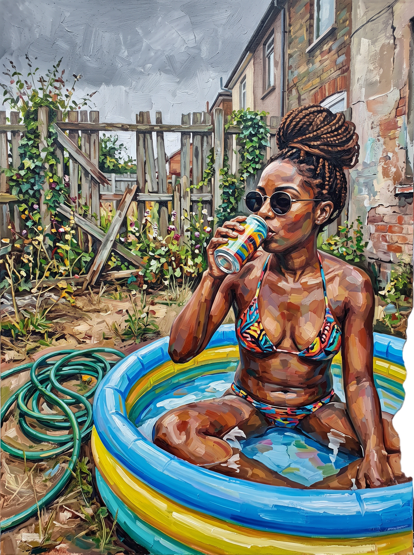 The Garden Has A Pool