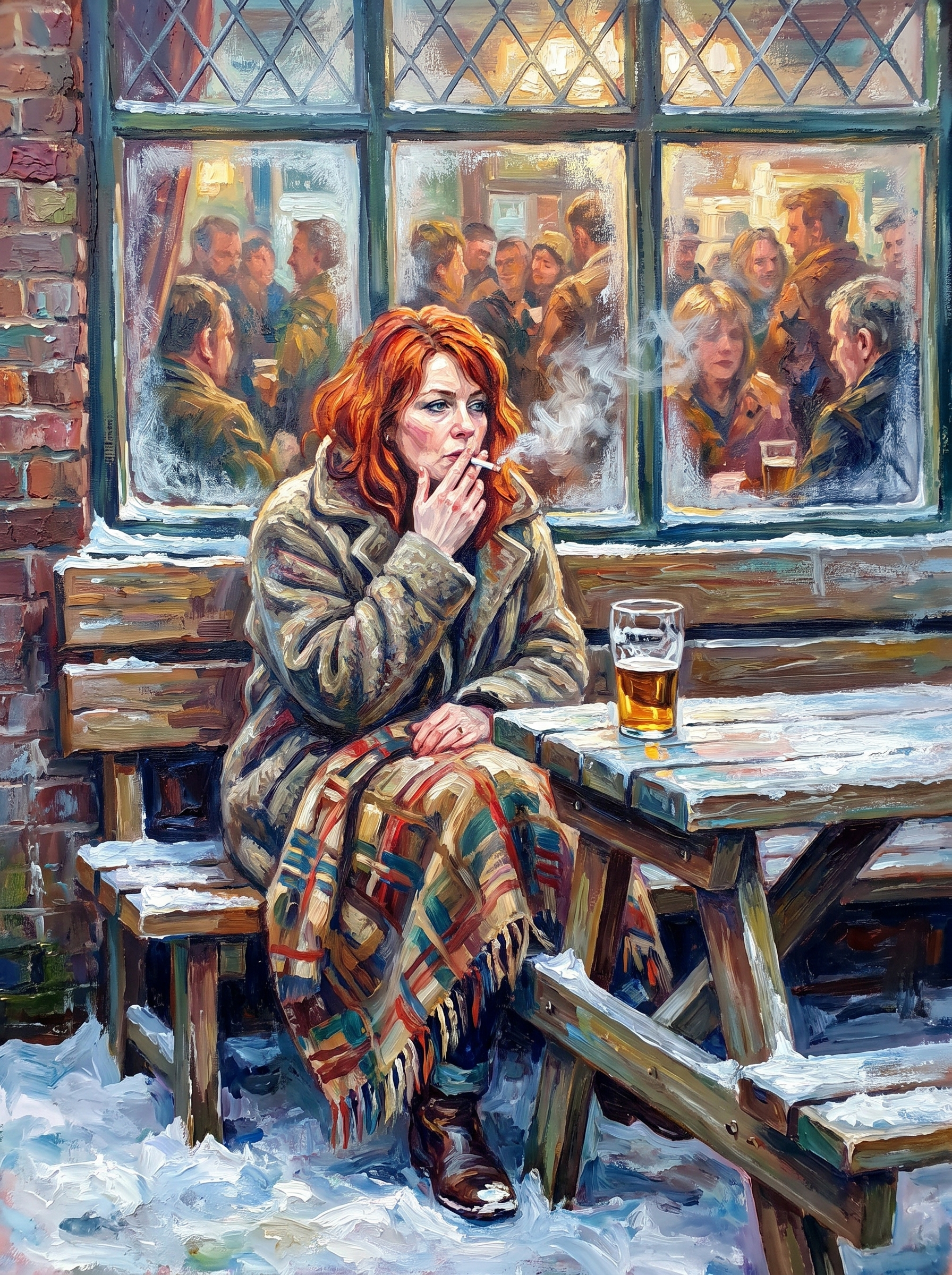 Beer Garden In January