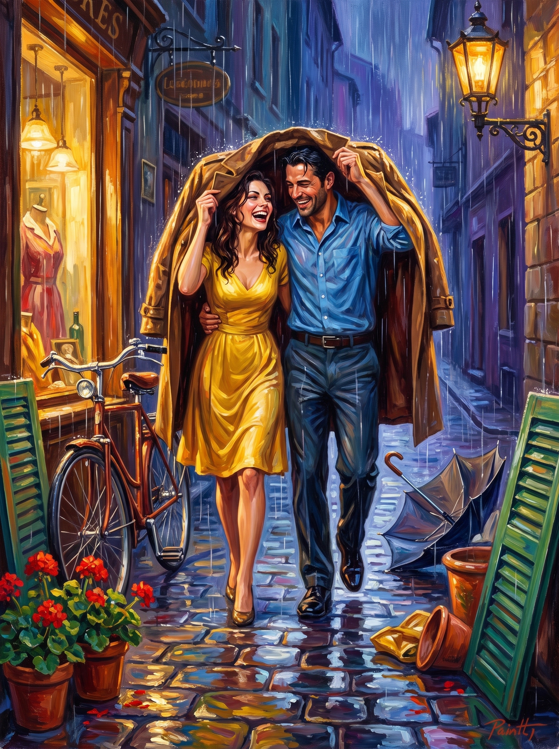 One Coat For Two People