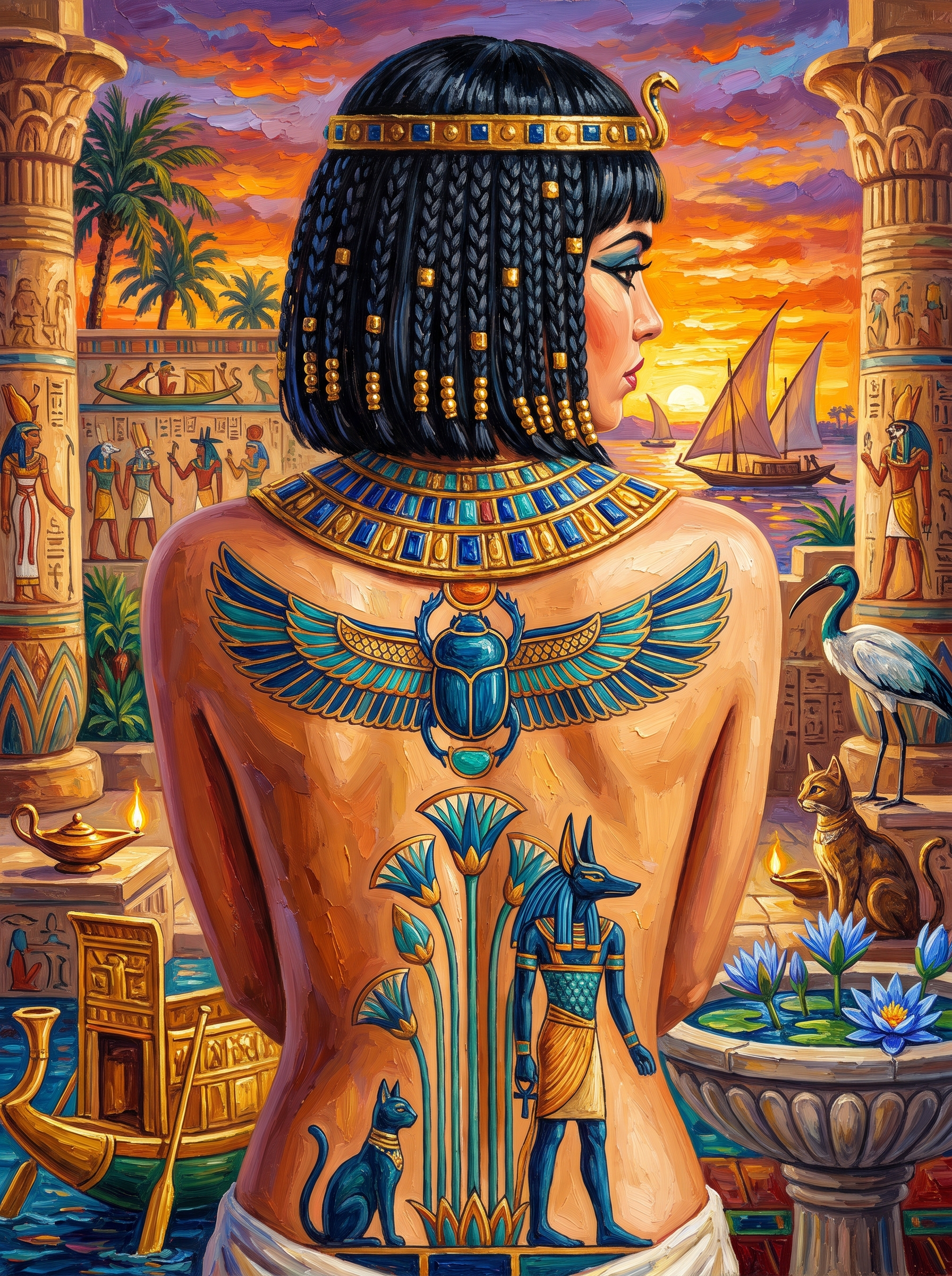 Egypt At Golden Hour