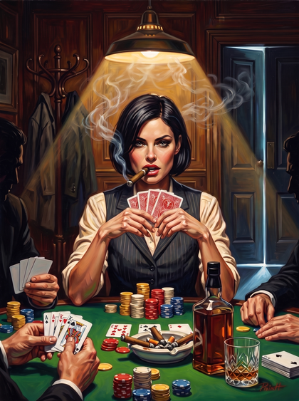 She Is Not Bluffing