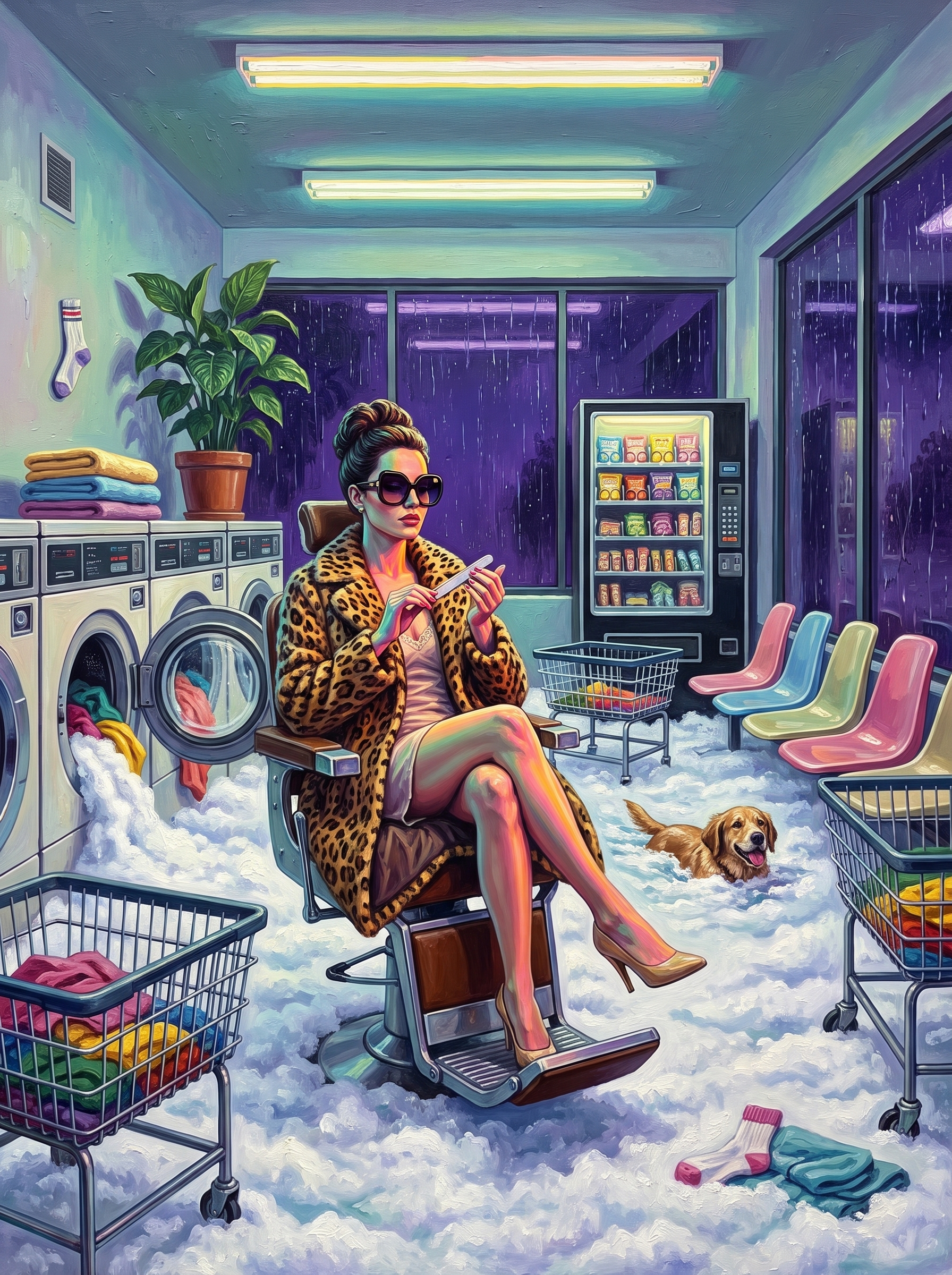 Too Much Powder In The Launderette