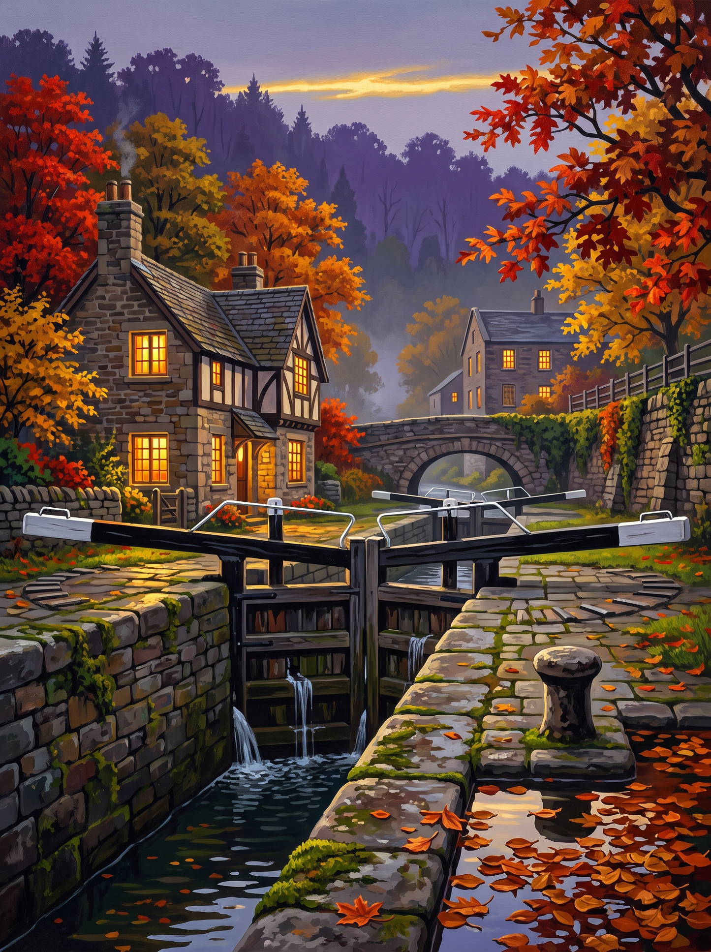 Canal Town Waits For The Lock