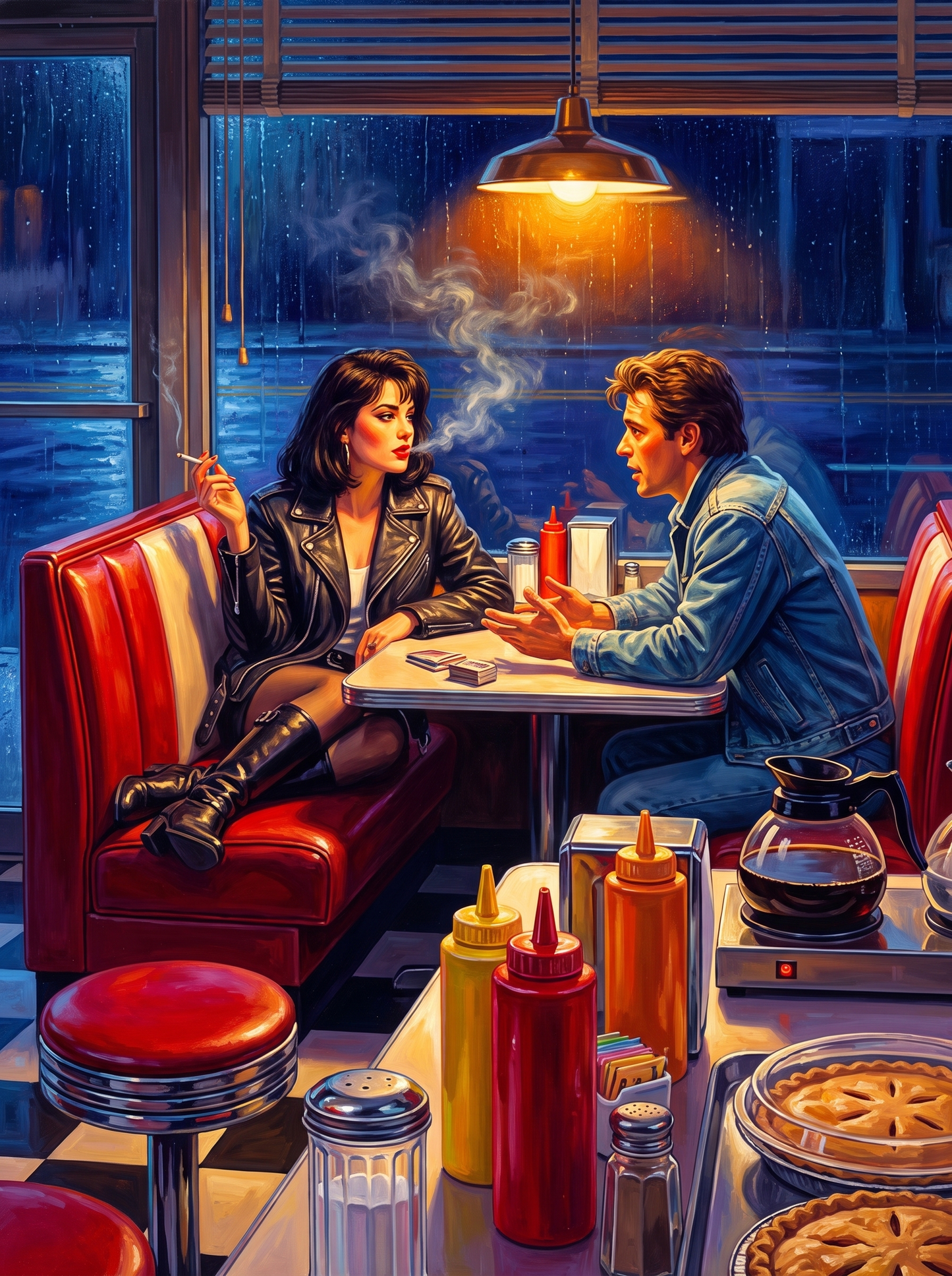 Three AM In The Diner Booth