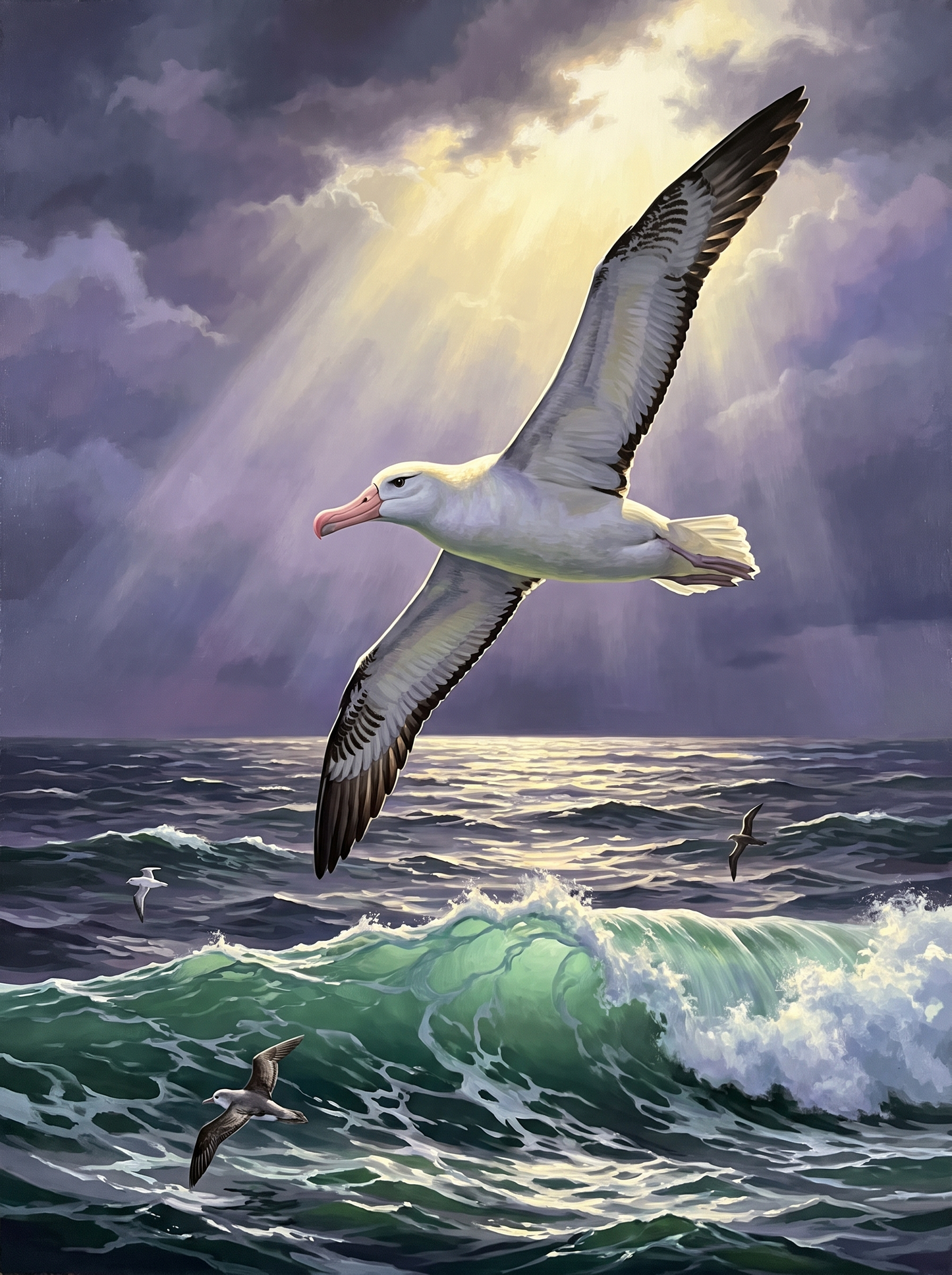 Albatross Rides The Swell