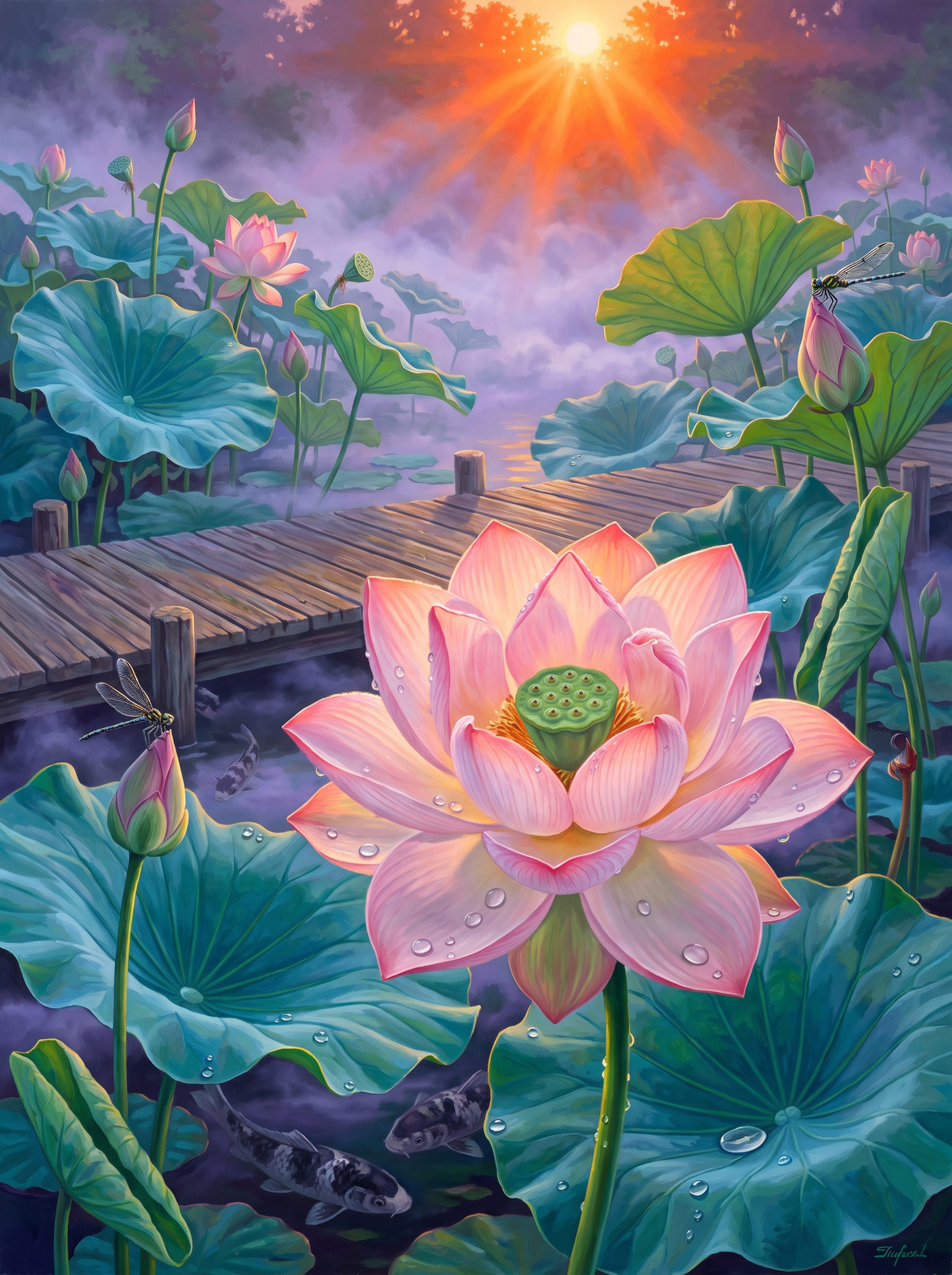 Dragonfly Owns The Lotus Bridge