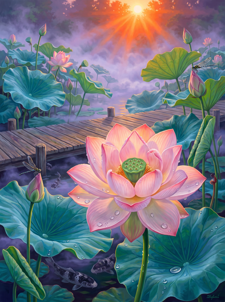 Dragonfly Owns The Lotus Bridge