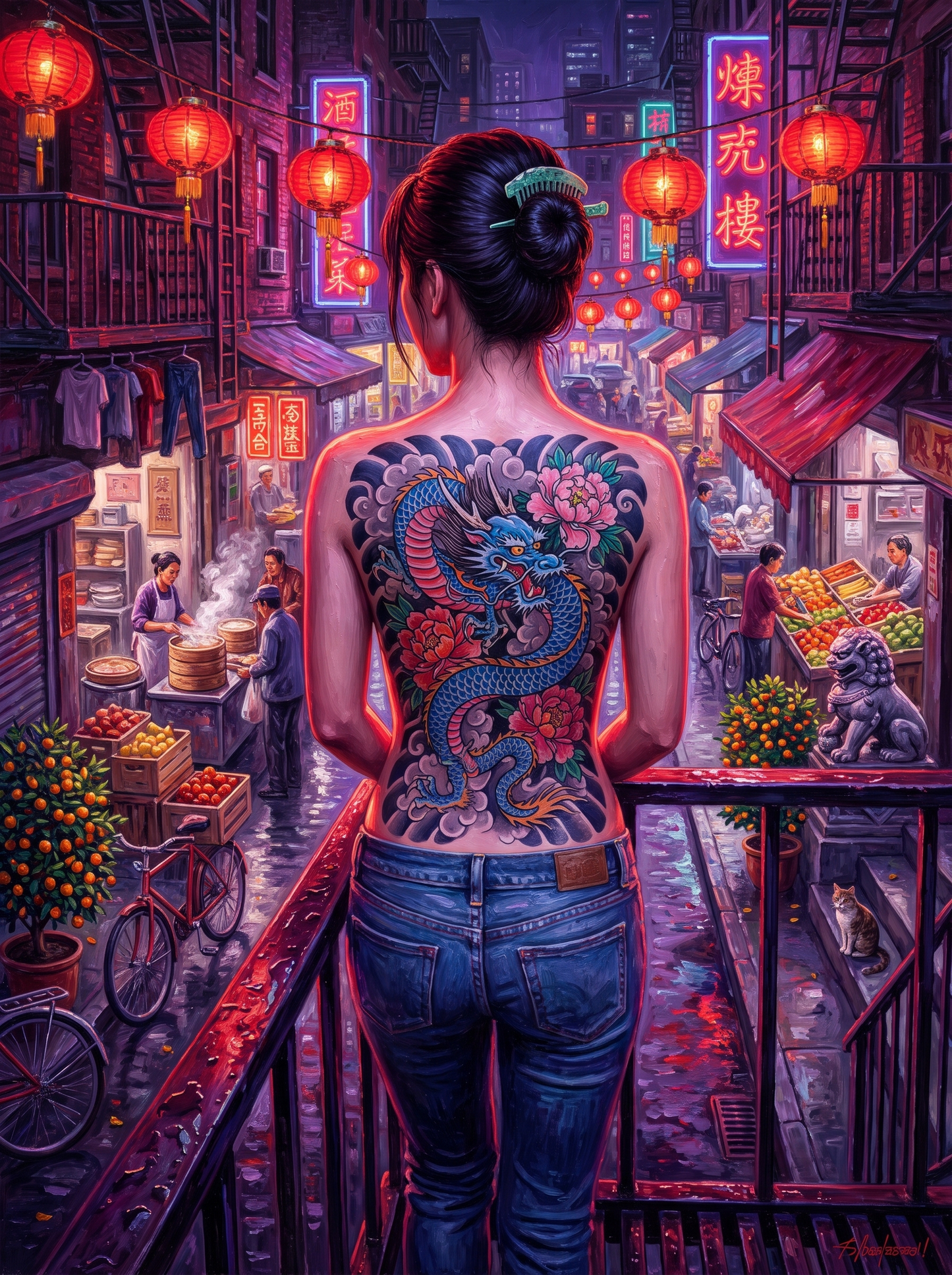 The Dragon Watches Chinatown