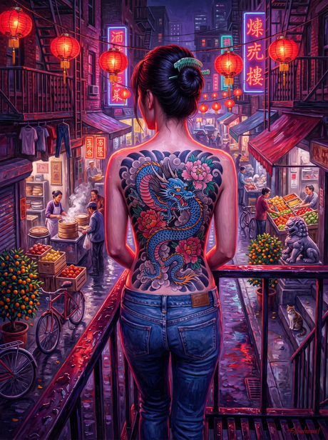 The Dragon Watches Chinatown