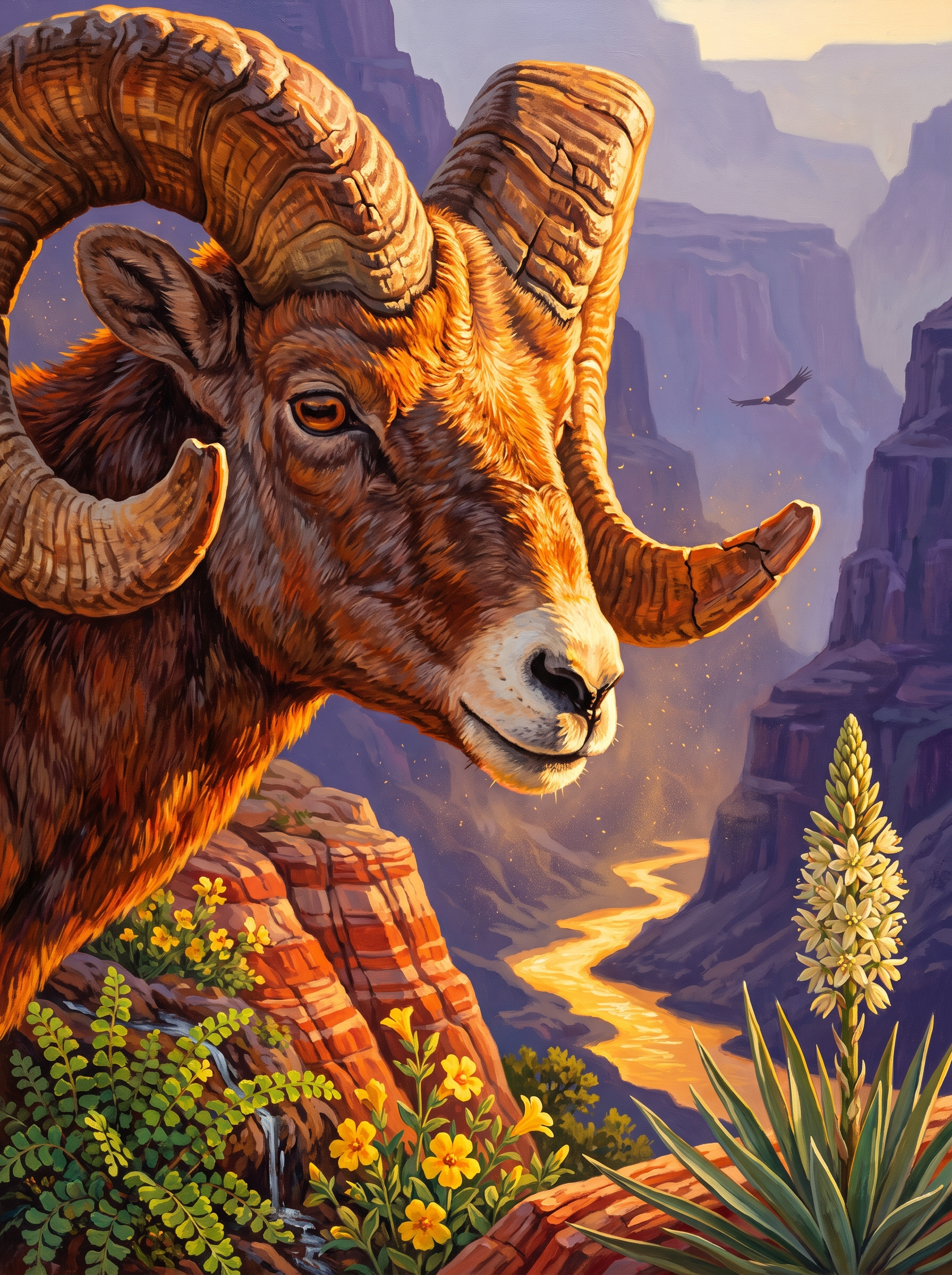 Bighorn Ram All Horn No Hurry