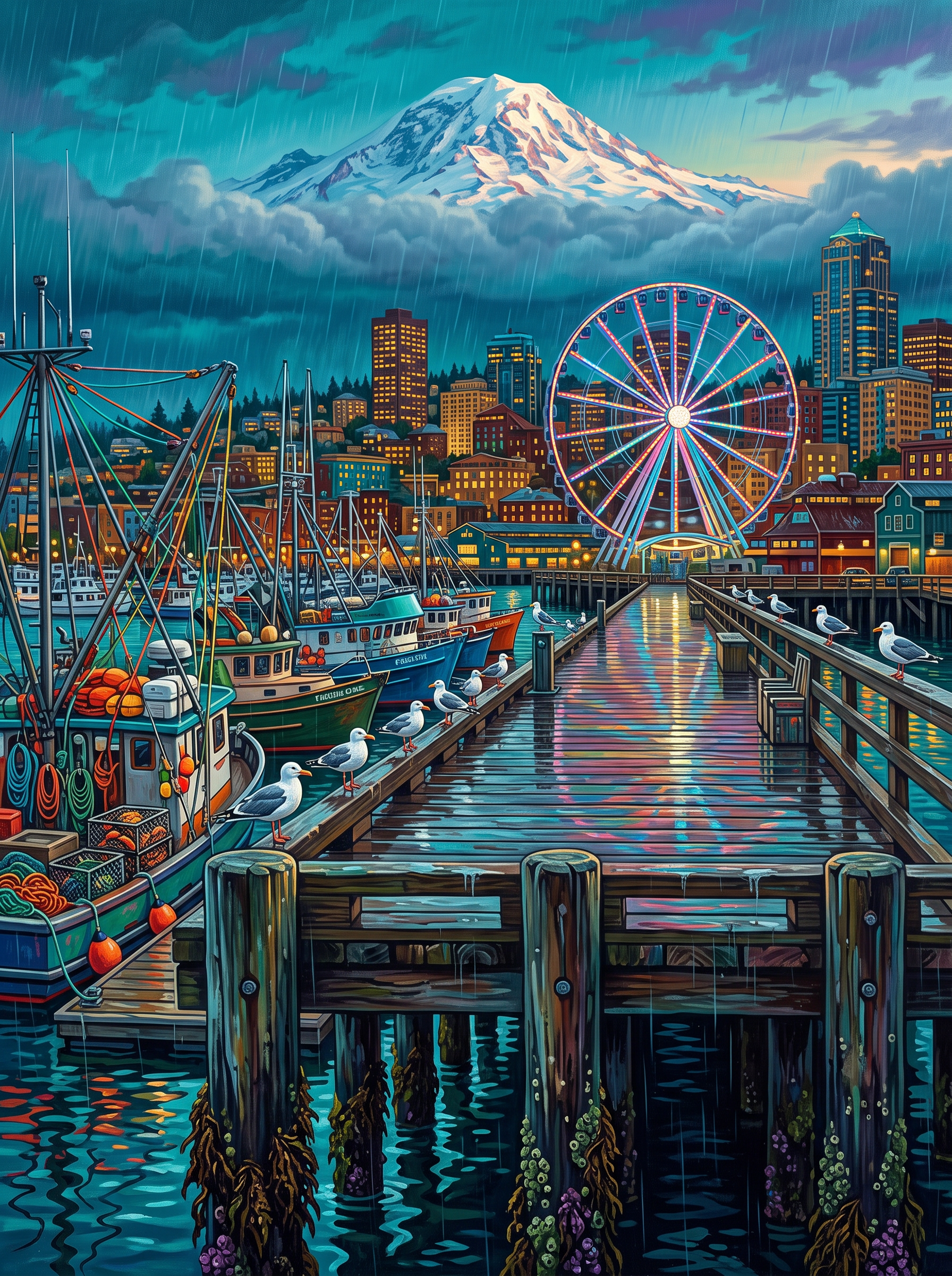 Seattle Wheel Turns Regardless