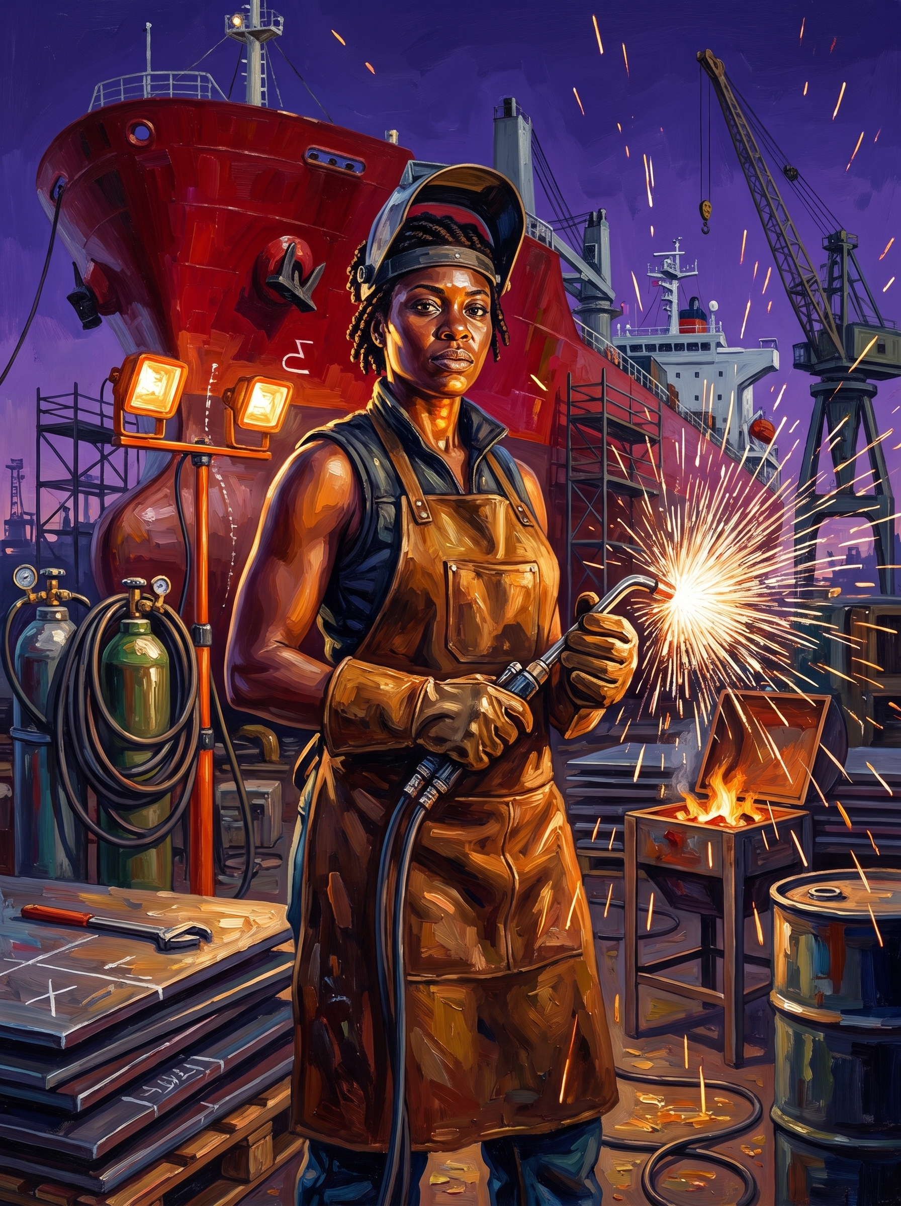 Sparks In The Shipyard