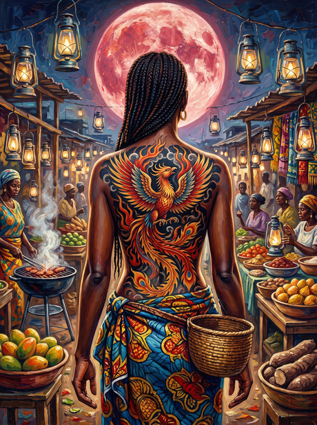 Phoenix At The Night Market
